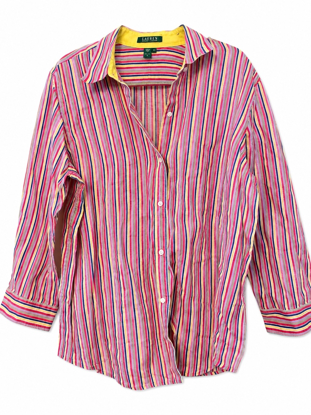Vintage Ralph Lauren 100% Linen Button Up Shirt XL